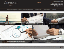 Tablet Screenshot of canovas.net